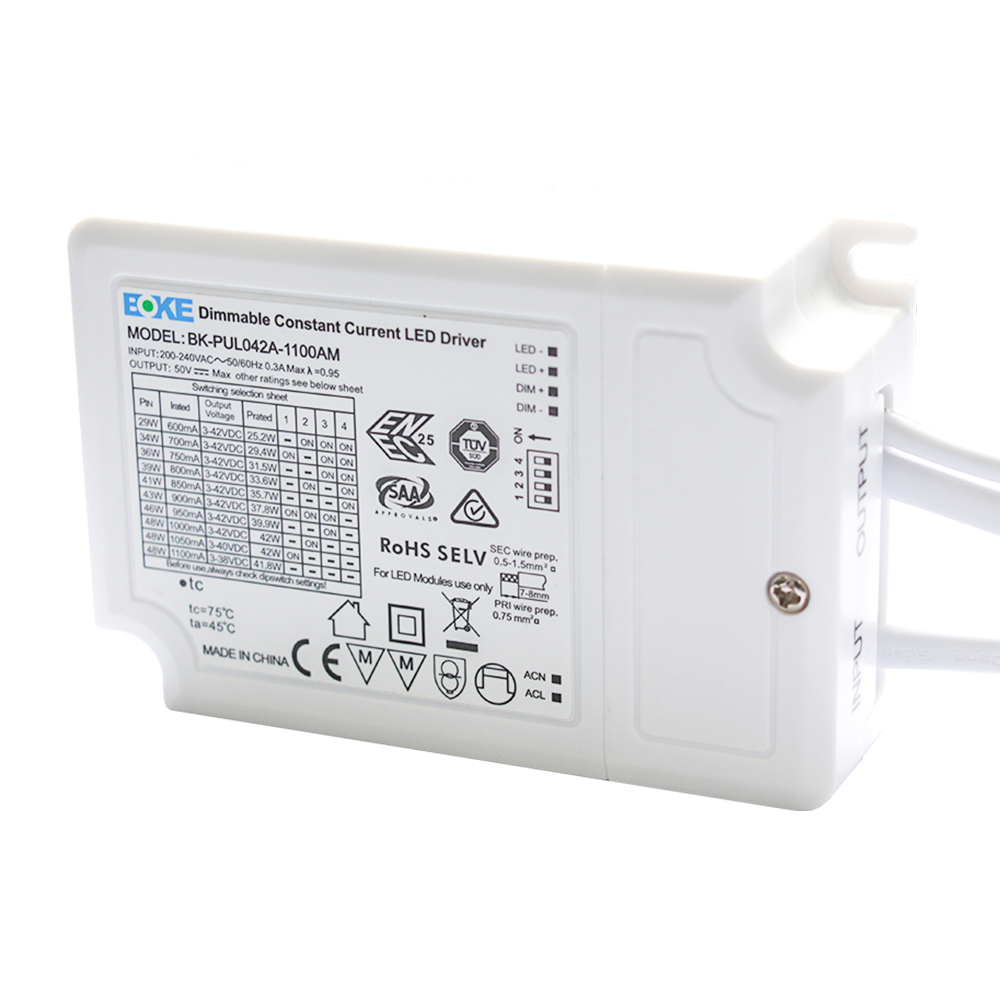 1-10V Dimbare LED Paneel transformator - 36 Watt - Boke driver - DC connector - LED trafo - IP20 voor binnen | HOFTRONIC