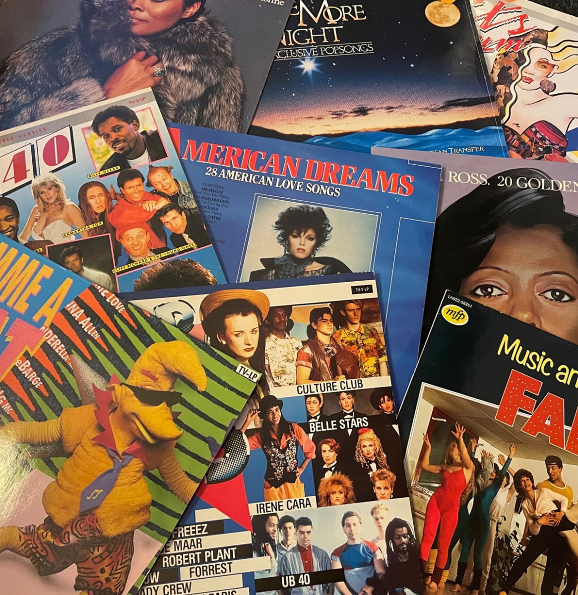 10 x Random 80's 's (LP) | Fiftiesstore