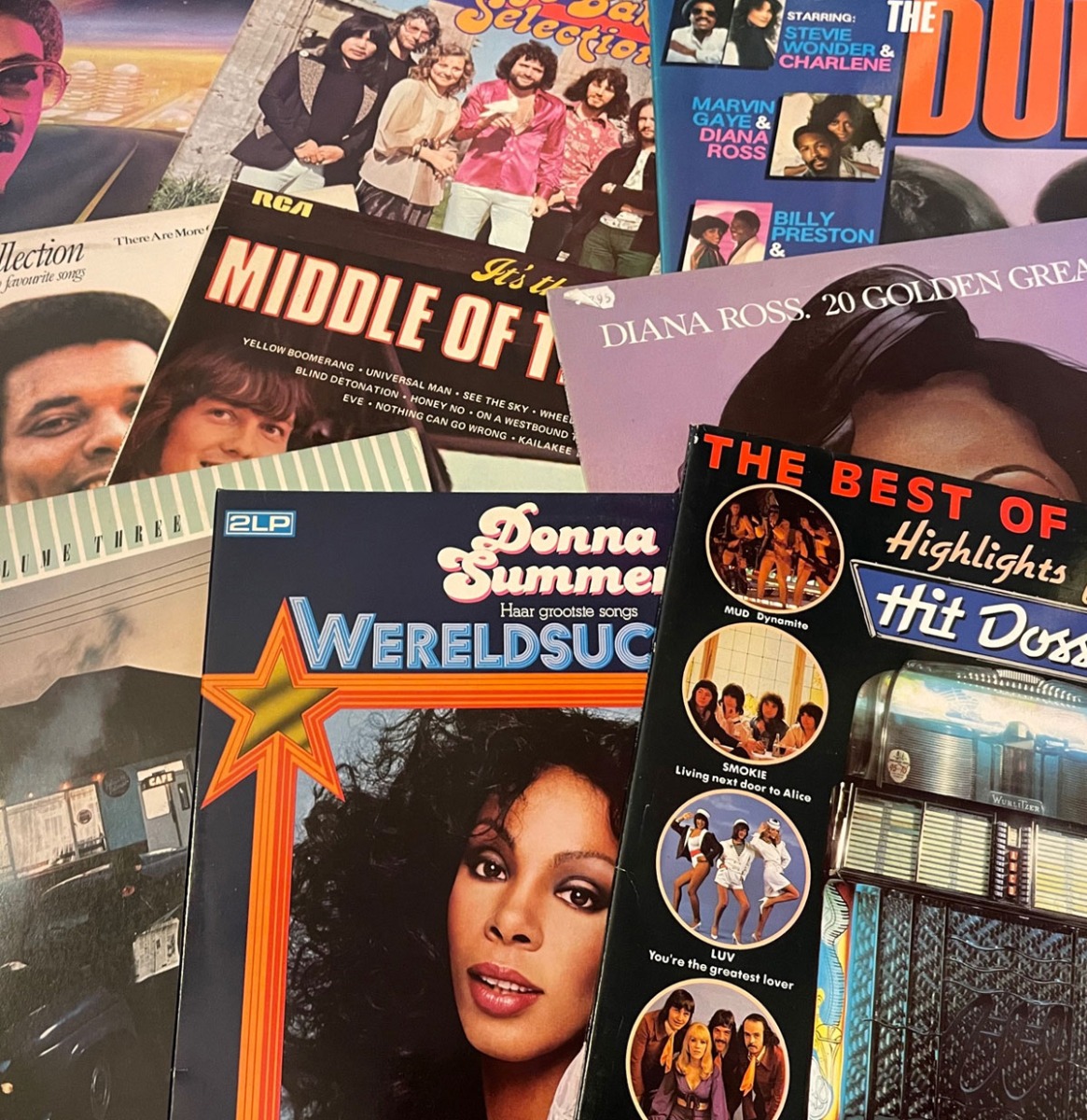 10 x Random Seventies 70's En Disco 's (LP) | Fiftiesstore