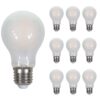 10x E27 LED Filament Lamp - 5 Watt 600 lumen - 2700K warm wit - Vervangt 50 Watt - E27 fitting - A60 lamp - Grote fitting | V-TAC