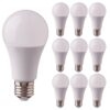 10x E27 LED Lamp - 8.5 806 lumen - 3000K warm wit - Vervangt 60 Watt - E27 fitting - A60 lamp - Grote fitting | V-TAC
