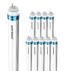 10x LED TL Buis 120cm - T8 G13 Fitting - 18 Watt 2520 lumen (140lm/W) - 6000K daglicht wit - Flikkervrij - Vervangt 65 Watt (65W/860) - Incl. Starter | HOFTRONIC