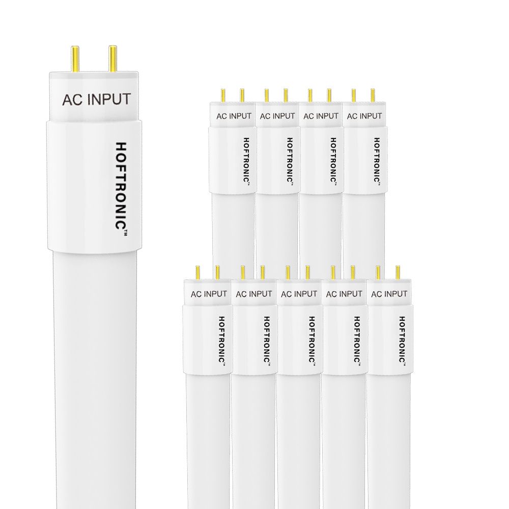 10x LED TL Buis 60cm - T8 G13 Fitting - 9W 1170 lumen (130lm/W) - 4000K neutraal wit - Flikkervrij - Vervangt 25 Watt (25W/840) - Incl. Starter | HOFTRONIC
