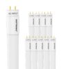 10x LED TL Buis 60cm - T8 G13 fitting - 4000K neutraal wit - 9W 990 lumen (110lm/W) - Flikkervrij - Vervangt 18 Watt (18W/840) - Incl. Starter | HOFTRONIC