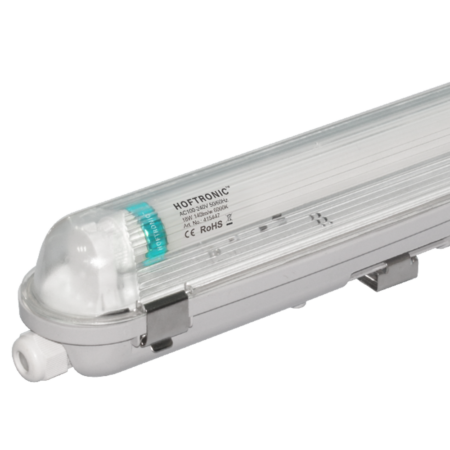 10x LED TL armatuur 120cm - T8 (G13) - 18 Watt 2520 lumen (140lm/W) - 6000K daglicht wit (860) - Koppelbaar - Flikkervrij - IP65 Waterdicht | HOFTRONIC
