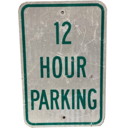 12 Hour Parking Straatbord - Origineel (2) | The Dutch Pickers