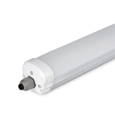 12x LED TL armaturen 120cm - 24 Watt 3840lm (160lm/W) - 6500K daglicht wit - Koppelbaar - Vervangt 200 Watt - Tri-Proof plafondverlichting | V-TAC