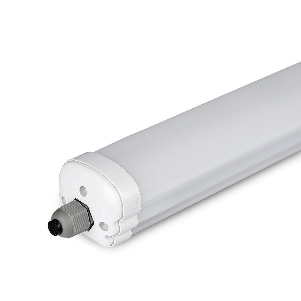 12x LED TL armaturen 120cm - 24 Watt 3840lm (160lm/W) - 6500K daglicht wit - Koppelbaar - Vervangt 200 Watt - Tri-Proof plafondverlichting | V-TAC
