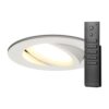 14x LED inbouwspots Rome - Wit - 6 Watt 500 lumen - Kantelbaar - Dimbaar - 2700K warm wit - IP44 Waterdicht - Inclusief afstandsbediening - Geringe inbouwdiepte | HOFTRONIC