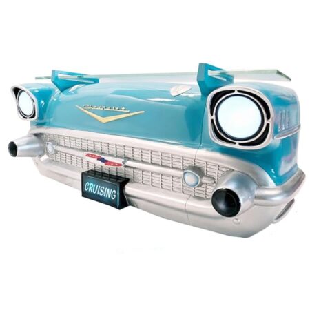 1957 Chevrolet Bel-Air Autoneus Muurplank - Turquoise | Chevrolet
