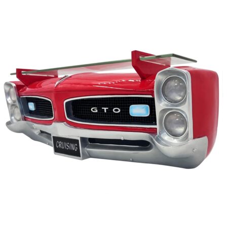 1966 Pontiac GTO Voorkant Wandplank Met Verlichting - Rood | Pontiac