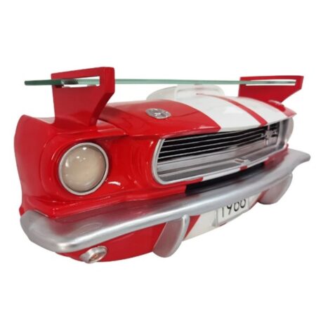 1966 Shelby GT 350 Ford Mustang Autoneus Als Muurplank Rood/Wit | Carroll Shelby