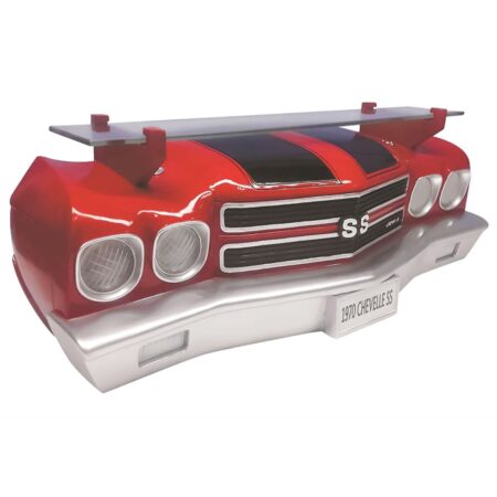 1970 Chevrolet Chevelle SS Neus Als Muurplank Rood / Zwart | Chevrolet