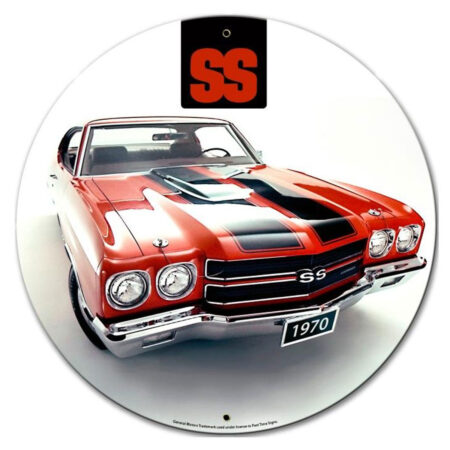 1970 Chevrolet SS Chevelle Zwaar Metalen Bord XL | Chevrolet