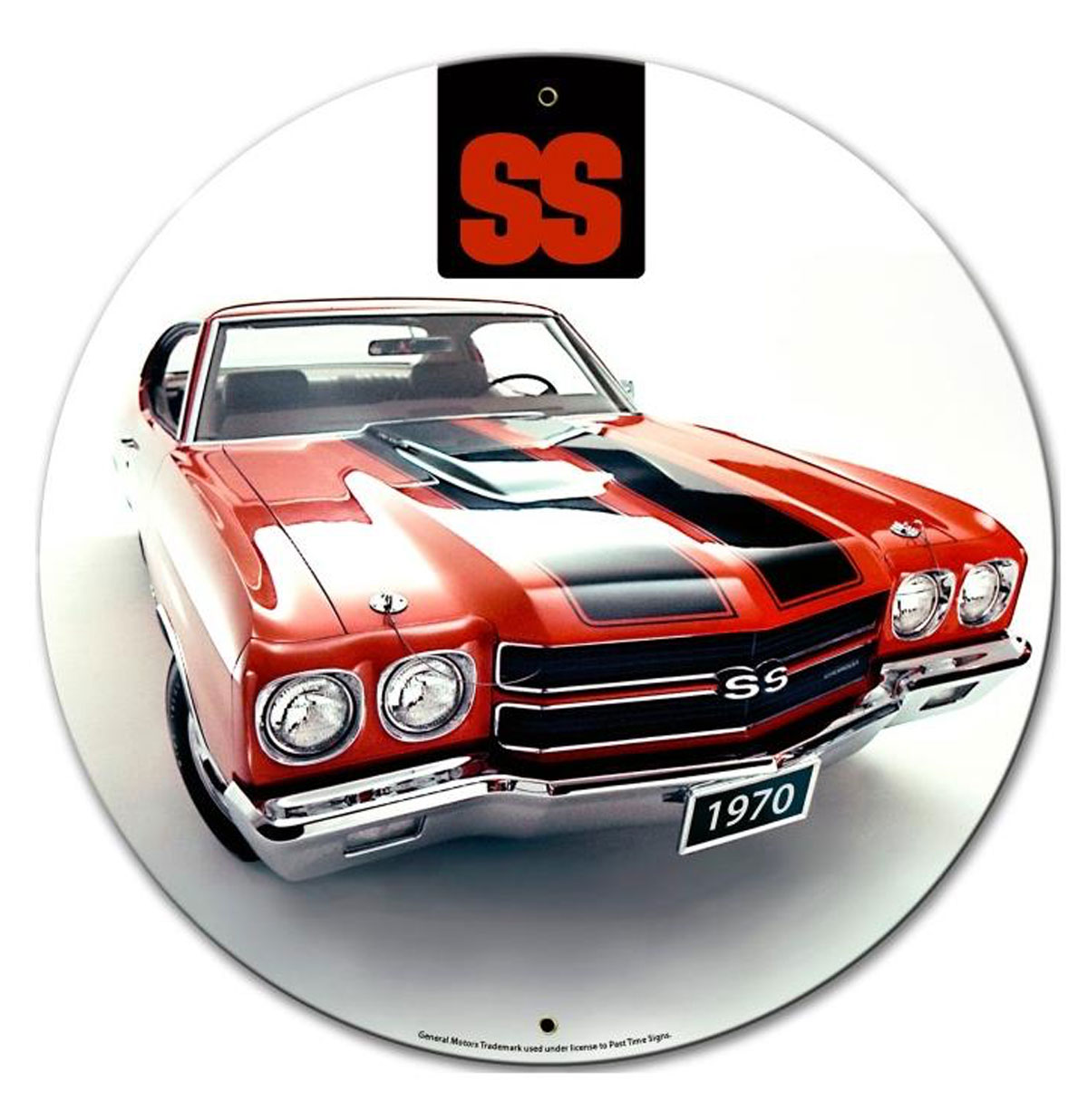 1970 Chevrolet SS Chevelle Zwaar Metalen Bord XL | Chevrolet