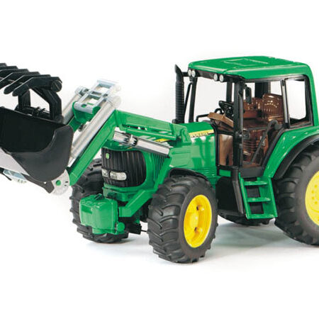 2052 Bruder tractor John Deere 6920 met voorlader | Bruder
