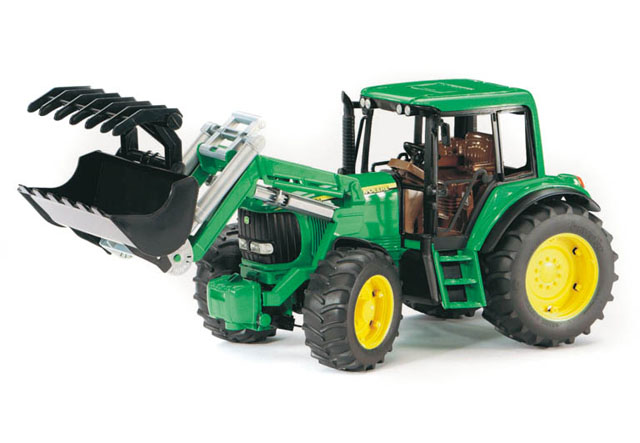 2052 Bruder tractor John Deere 6920 met voorlader | Bruder