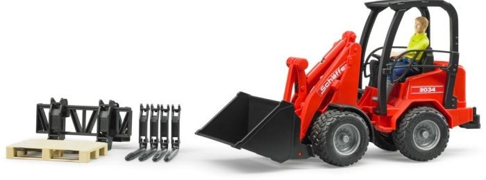2193 Bruder Shovel Schaeffer Met Accesoires | Bruder