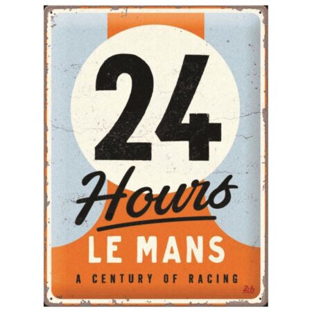 24 Hours Le Mans - A Century Of Racing Metalen Bord - 30 x 40 cm | Le Mans 24HR