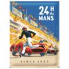 24 Hours Le Mans Racing Poster Metalen Bord - 30 x 40 cm | Le Mans 24HR