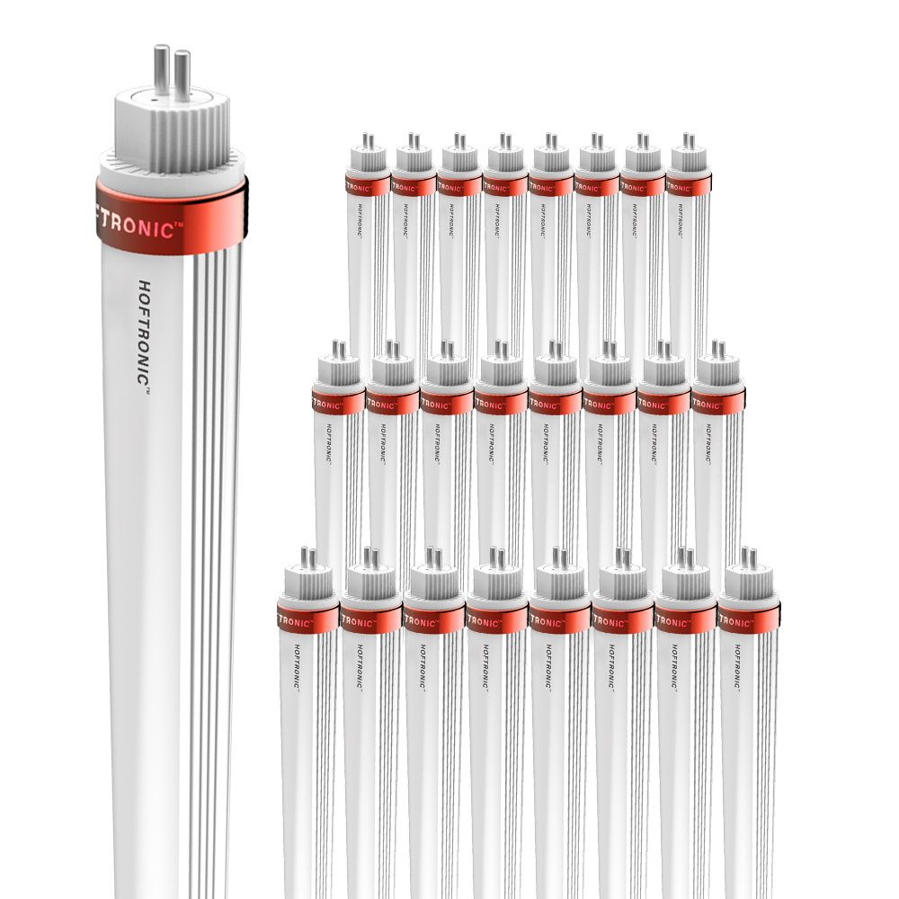 25x LED TL Buis 145cm - T5 G5 Fitting - 18 Watt 5250 lumen (175lm/W) - 6000K Daglicht wit - Flikkervrij - Vervangt 130 Watt (130W/860) | HOFTRONIC