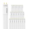 25x LED TL Buis 60cm - T8 G13 Fitting - 9W 1170 lumen (130lm/W) - 4000K neutraal wit - Flikkervrij - Vervangt 25 Watt (25W/840) - Incl. Starter | HOFTRONIC