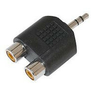 3.5mm stereo verloop naar 2x cinch stekkers | Audio Dynavox