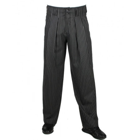 40's Boogie Swing Pants Striped Wide Black / White-46 (NL)/ 20 (UK) | 27% korting | Fiftiesstore