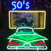 50's Drive In Wild One neon met bord 51 x 61 cm | Real Neon Art