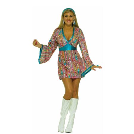 60's Wild Swirl Dress | 64% korting | Fiftiesstore