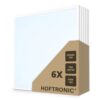 6x LED Paneel - 62 x 62 cm - 36 Watt - 4320lm (120lm/W) - 6000K daglicht wit - Flikkervrij - UGR22 - 50.000 branduren - Incl. Philips Certa Drive driver | HOFTRONIC