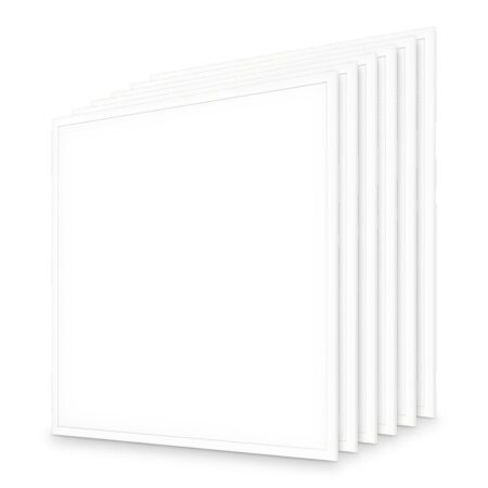 6x LED Paneel - 62x62 cm - 18/25 Watt - 4700 lumen - 190 lumen/watt - 4000K neutraal wit - UGR<19 - Flikkervrij - Incl. Philips Xitanium Driver - 5 jaar garantie | HOFTRONIC