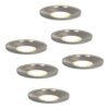 6x Vegas LED Inbouwspots - Dimbaar - 4 Watt 4000K Neutraal Wit - IP44 - Spatwaterdicht Aluminium - Voor binnen