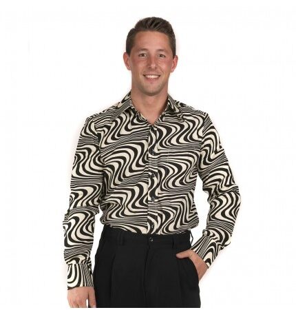 70's Retro Blouse Wavy