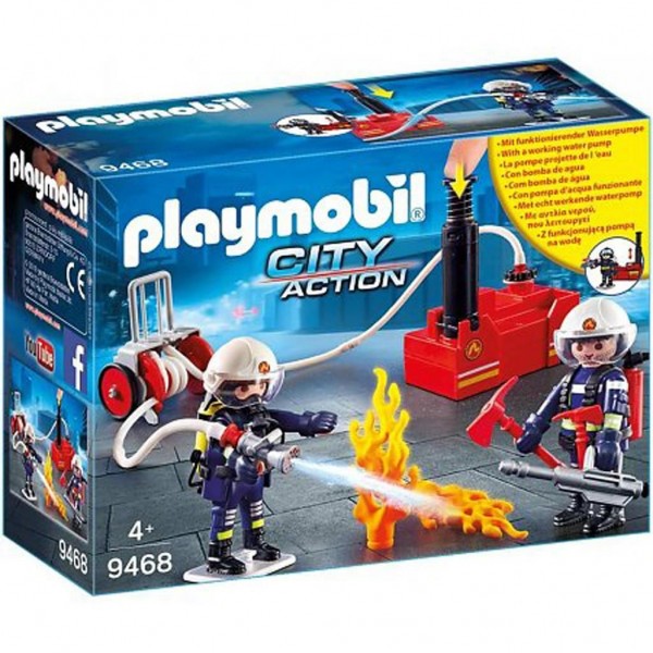 9468 Playmobil Brandweerteam Met Waterpomp | Playmobil