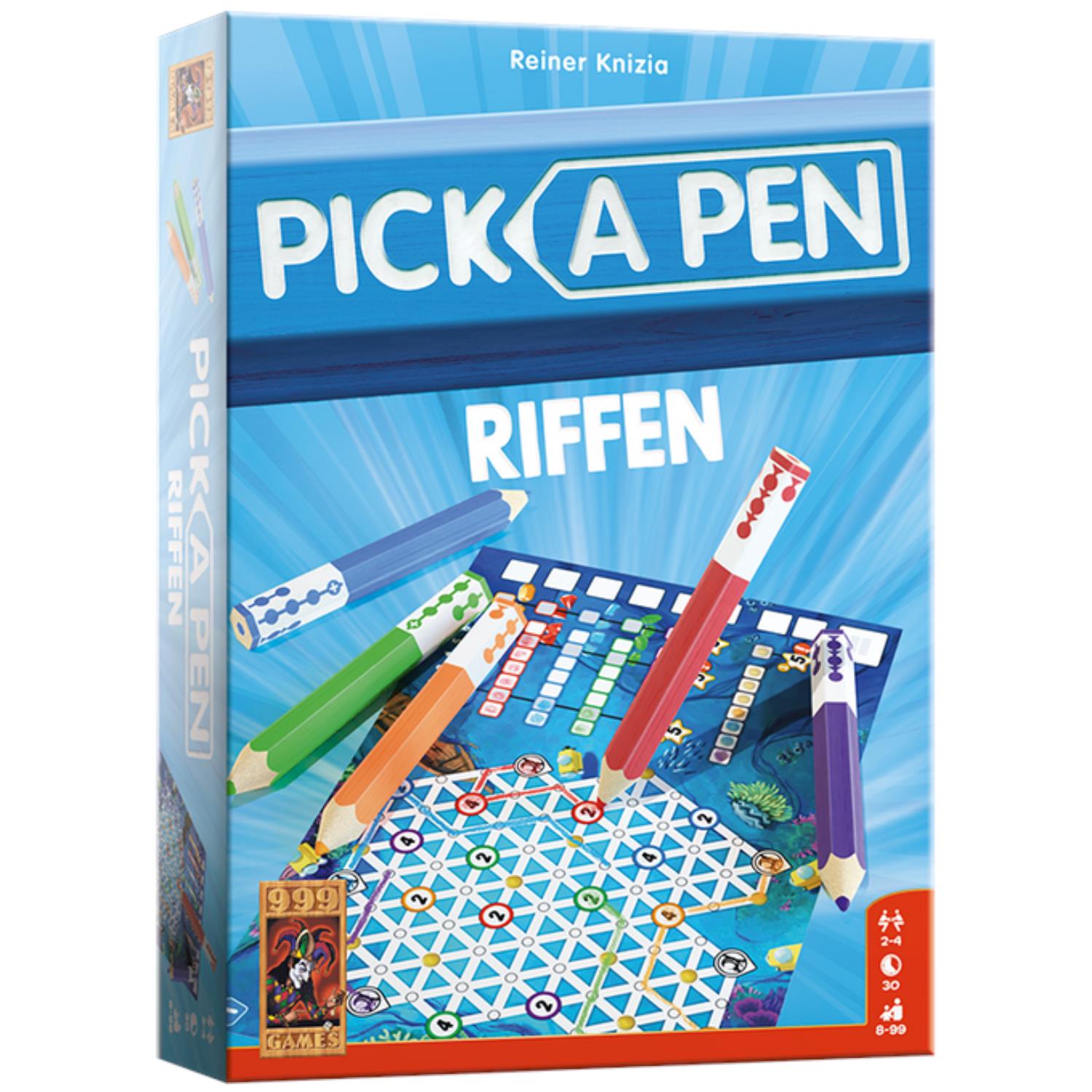 999 Games Pick a Pen Riffen Dobbelspel | 999 Games