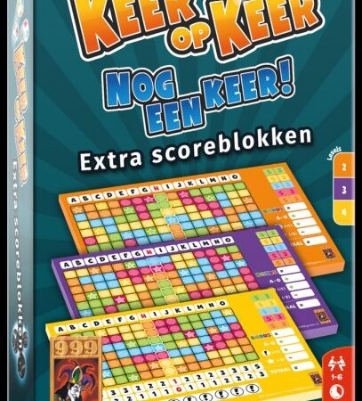 999-games Spel Keer Op Keer Scoreblok 3 Stuks Level 2