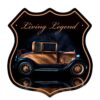 A-Ford Living Legend Zwaar Metalen Bord 38x38 cm | 17% korting | Ford