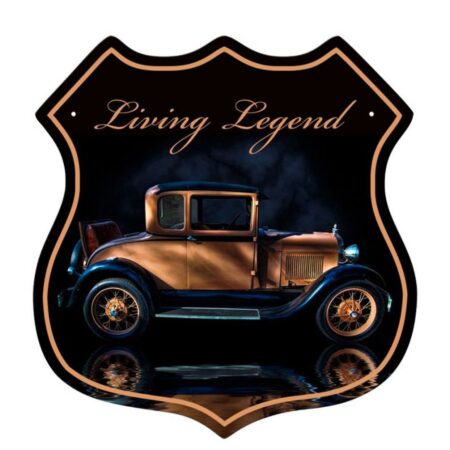 A-Ford Living Legend Zwaar Metalen Bord 38x38 cm | 17% korting | Ford