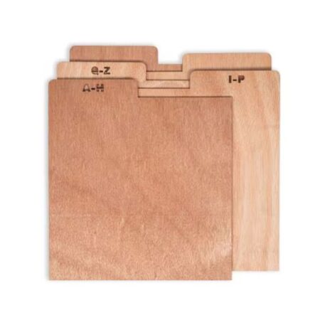 A-Z Houten Vinyl Tussenschotten - Natural (LP) | Crosley