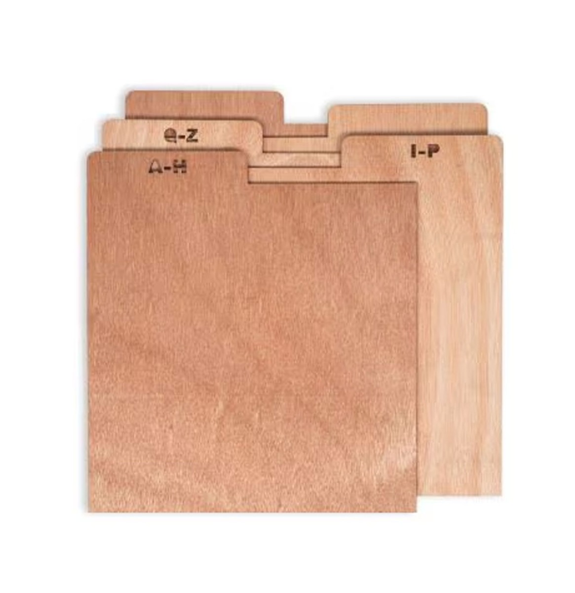 A-Z Houten Vinyl Tussenschotten - Natural (LP) | Crosley