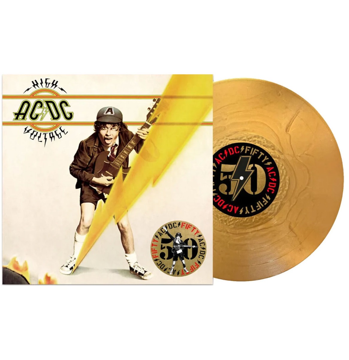 AC/DC - High Voltage (Goud Vinyl) (LP) | Fiftiesstore
