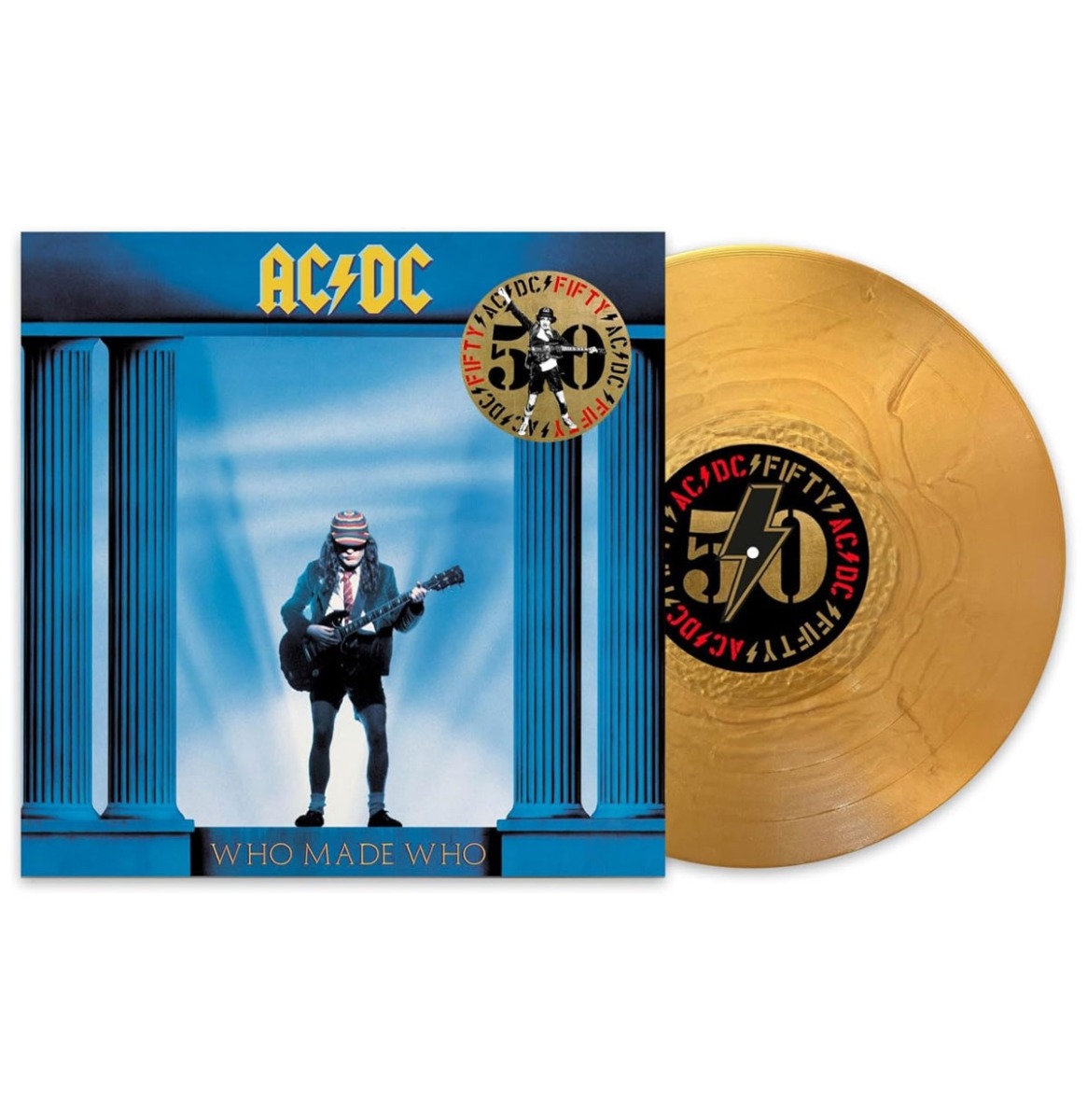 AC/DC - Who Made Who (Goud Vinyl) (LP) | Fiftiesstore