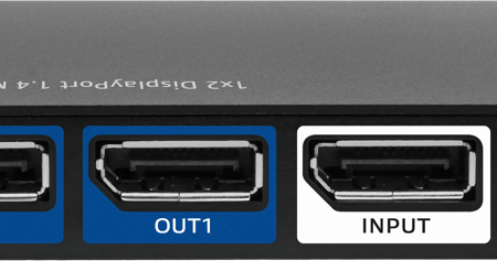 ACT 1x2 DisplayPort 1.4 MST Splitter