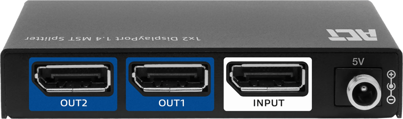 ACT 1x2 DisplayPort 1.4 MST Splitter