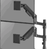 ACT AC8343 Monitorarm 49 inch met gasveer voor 2 monitoren
