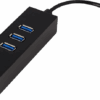 ACT USB Hub 3.2 met 3 USB-A poorten en ethernet