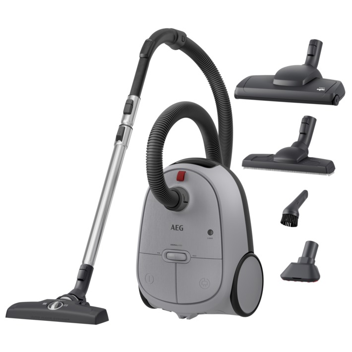 AEG 6000 Animal (AB61A5UGT) Stofzuiger met zak Grijs | AEG