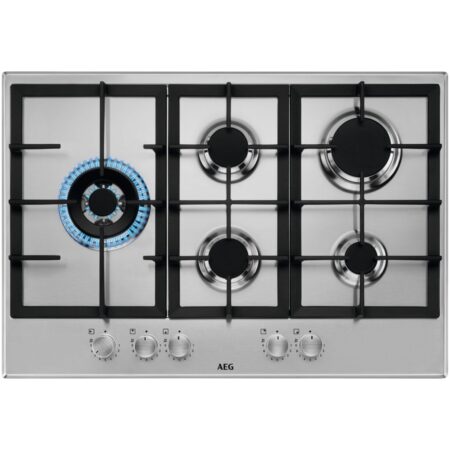 AEG HGB75520SM Gas kookplaat Grijs | AEG