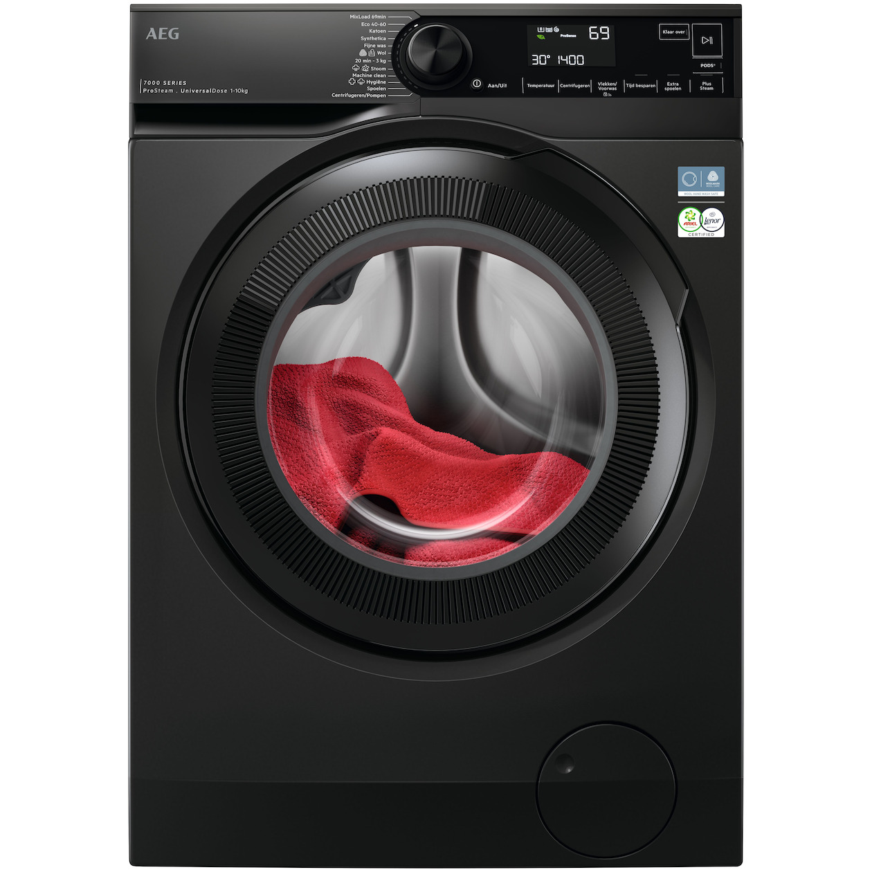 AEG LR7606UDS4 Wasmachine Zwart | AEG